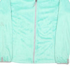THE NORTH FACE Womens Mint Green Jacket M Polyester Zip Soft Warm Casual