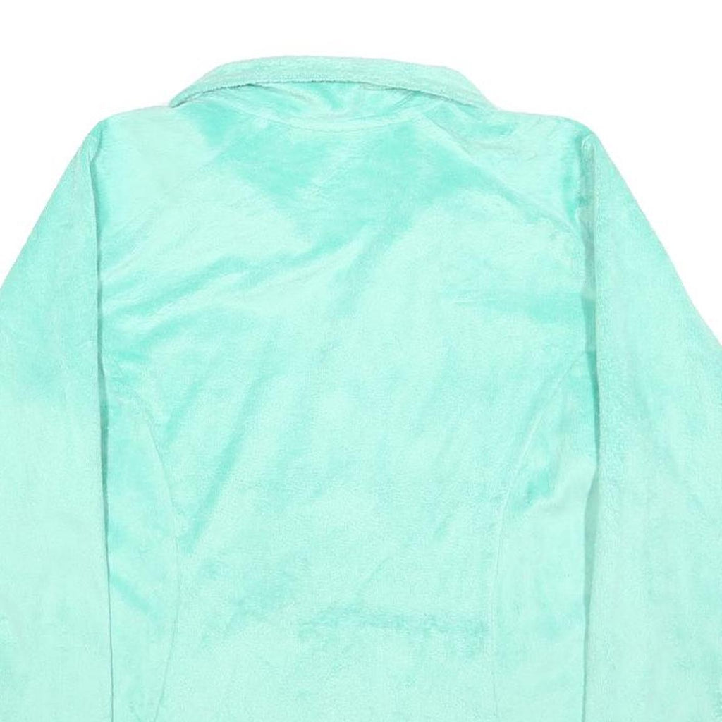 THE NORTH FACE Womens Mint Green Jacket M Polyester Zip Soft Warm Casual