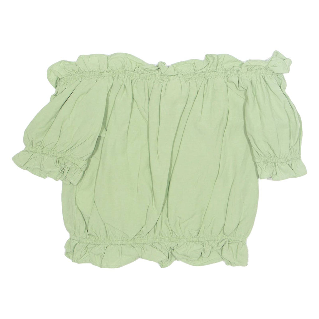 H&M Womens Top Green XS