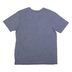 NIKE Mens Blue Yellow Graphic T-Shirt L Short Sleeve Crew Neck Cotton Blend