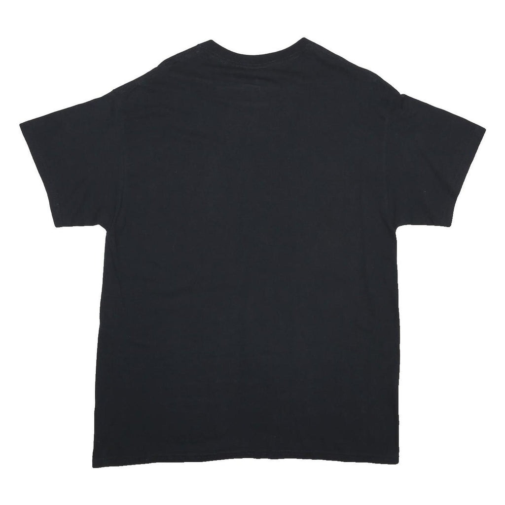 GILDAN Mens Black Ferris Bueller 86 Graphic T-Shirt L Short Sleeve Crew Neck