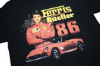 GILDAN Mens Black Ferris Bueller 86 Graphic T-Shirt L Short Sleeve Crew Neck
