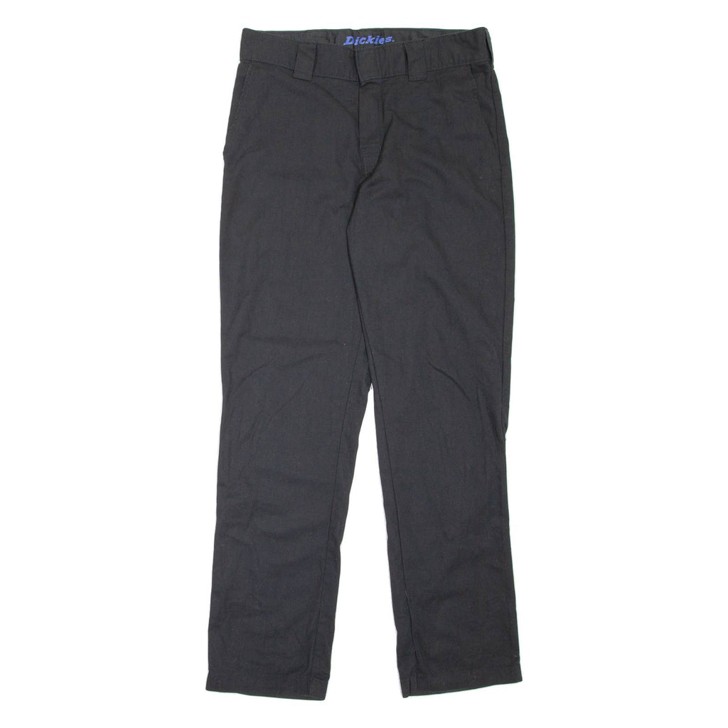 DICKIES Workwear Womens Trousers Black Slim Tapered W32 L32