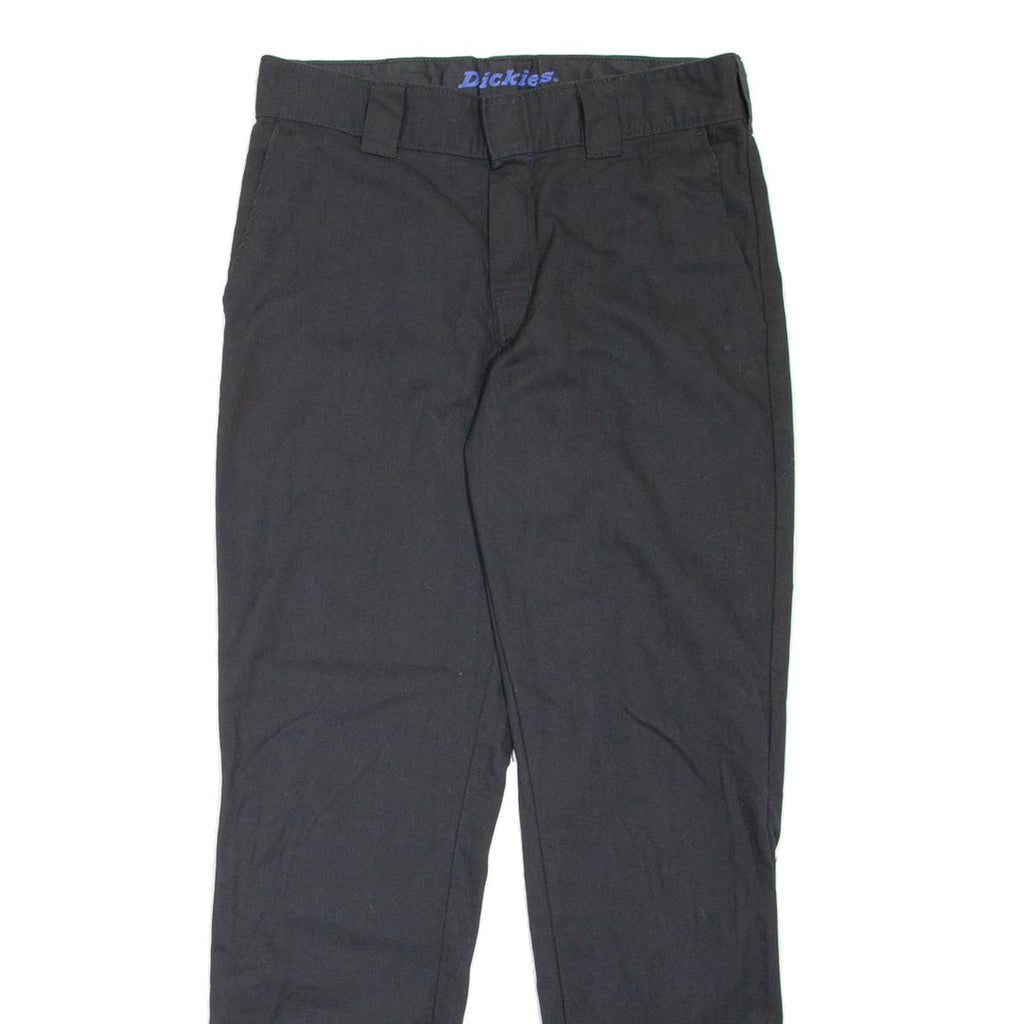DICKIES Workwear Womens Trousers Black Slim Tapered W32 L32