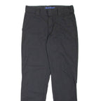 DICKIES Workwear Womens Trousers Black Slim Tapered W32 L32