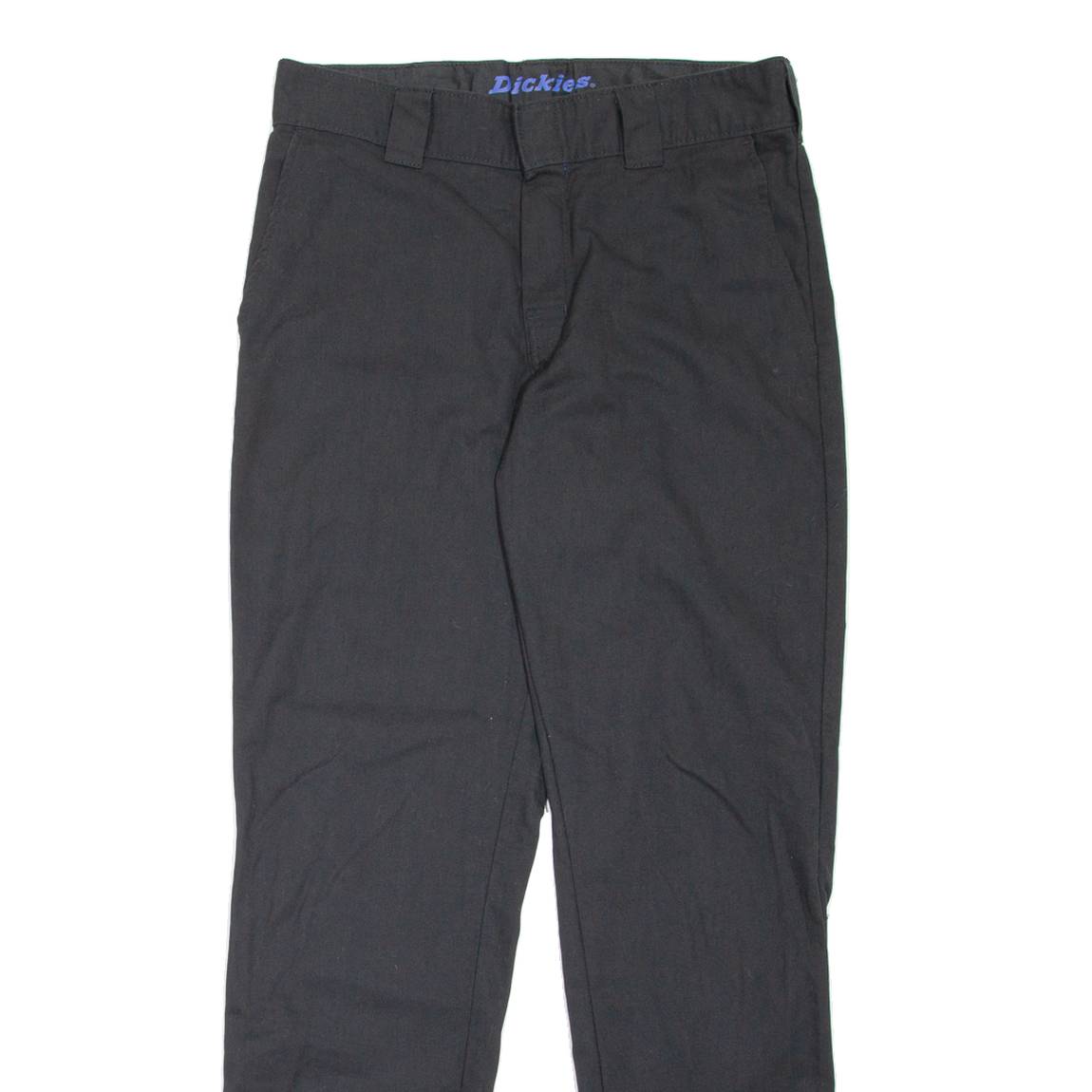 DICKIES Workwear Womens Trousers Black Slim Tapered W32 L32