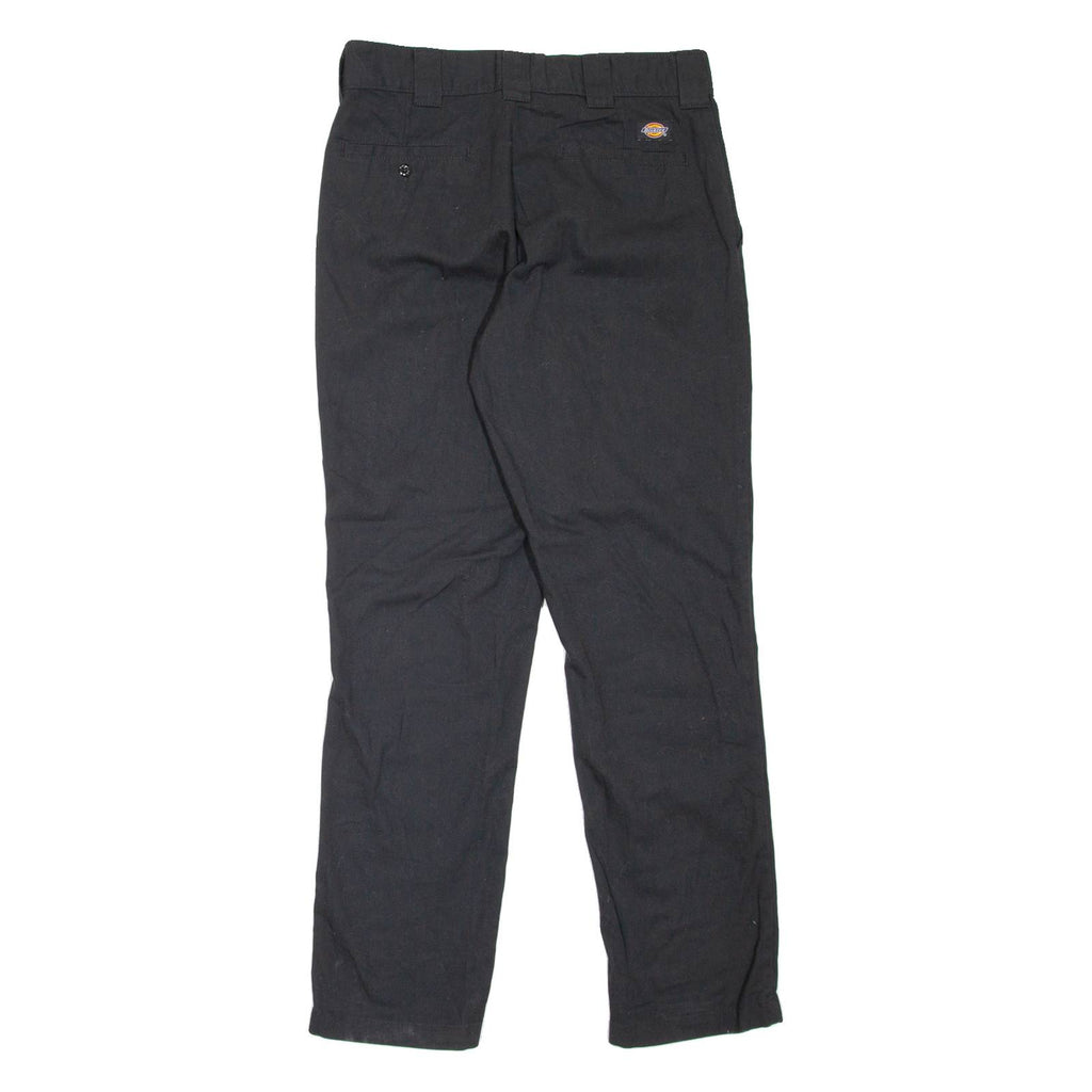 DICKIES Workwear Womens Trousers Black Slim Tapered W32 L32