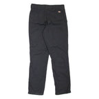 DICKIES Workwear Womens Trousers Black Slim Tapered W32 L32