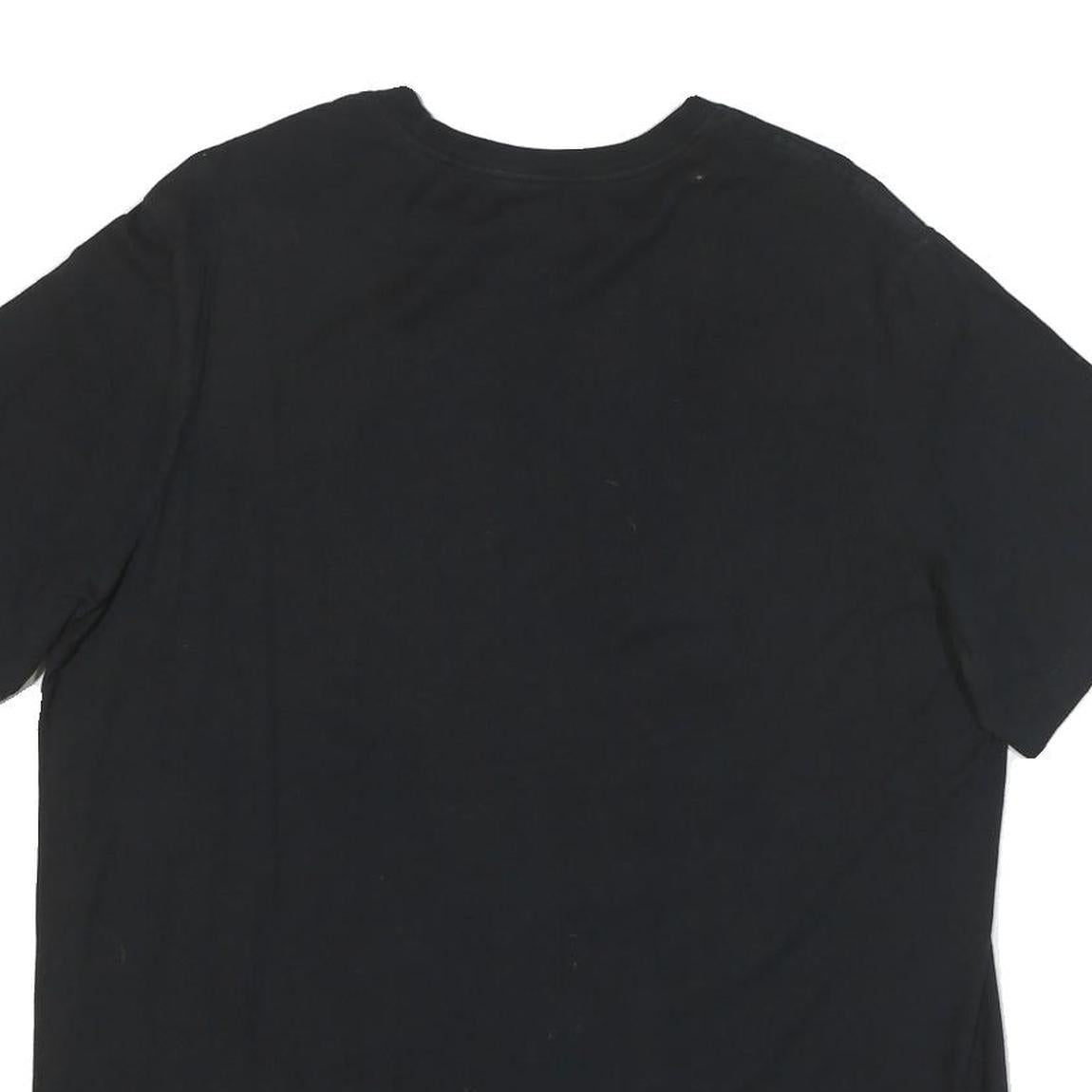 NIKE Mens Black Just Do It Graphic T-Shirt L Short Sleeve Crew Neck Sports