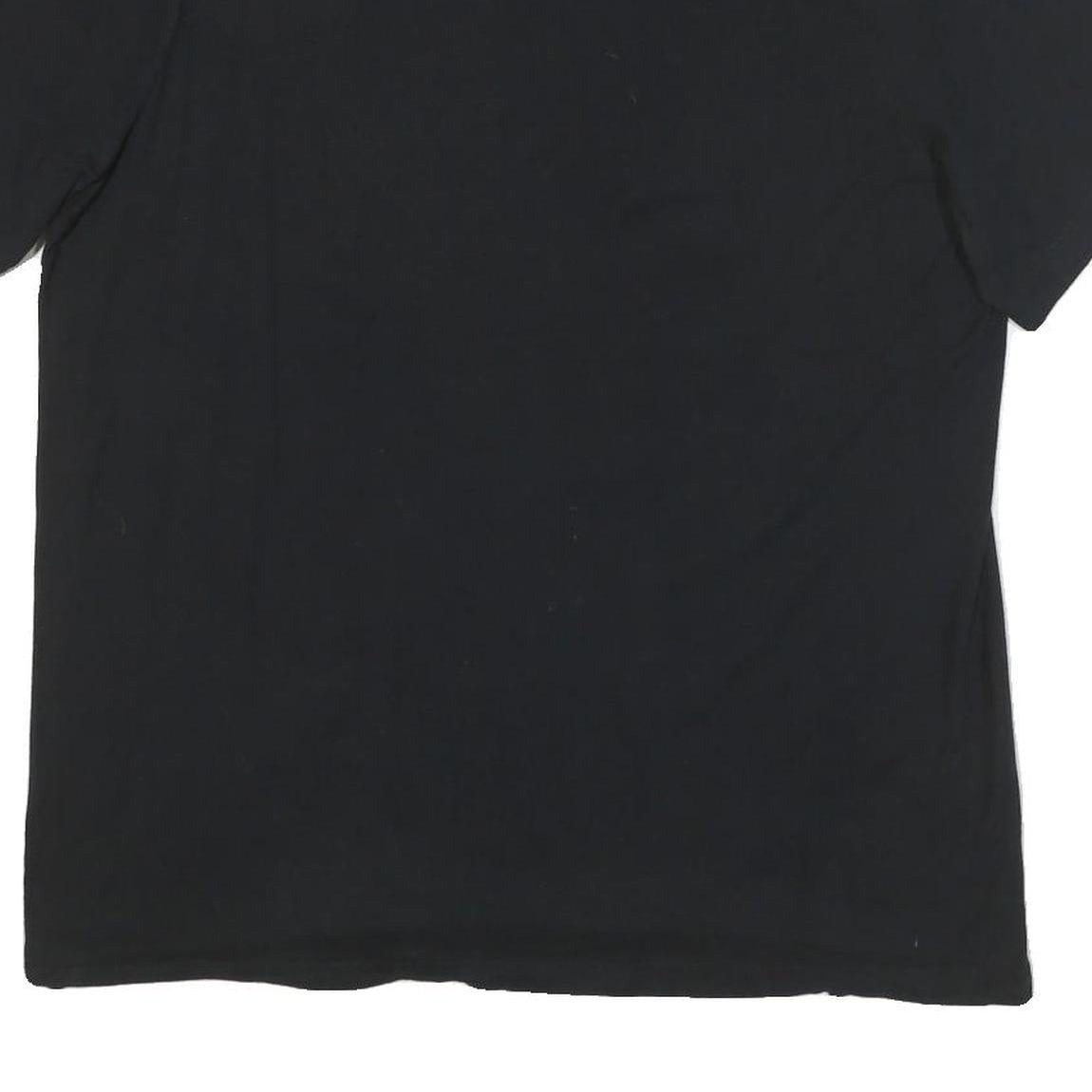 NIKE Mens Black Just Do It Graphic T-Shirt L Short Sleeve Crew Neck Sports