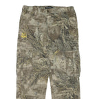 REALTREE Mens Cotton Blend Camouflage Regular Cargo Trousers W33 L29 Outdoor