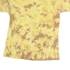 RANA TROPIC Mens Yellow & Brown Iguana Graphic Short Sleeve Crew Neck S Cotton