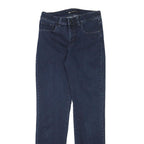 LEE Womens Jeans Blue Regular Straight Denim Medium W27 L30 Classic Cotton Blend