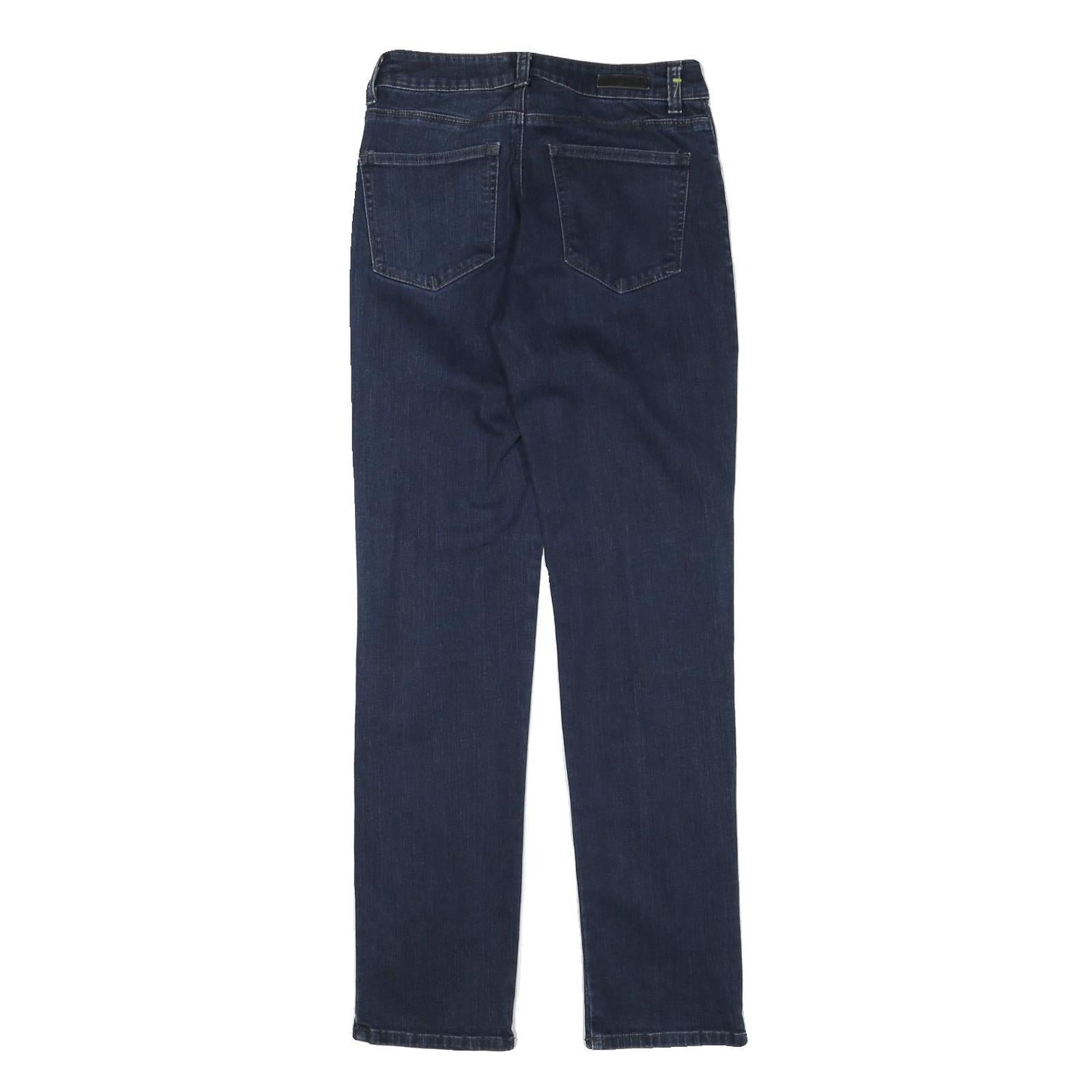 LEE Womens Jeans Blue Regular Straight Denim Medium W27 L30 Classic Cotton Blend