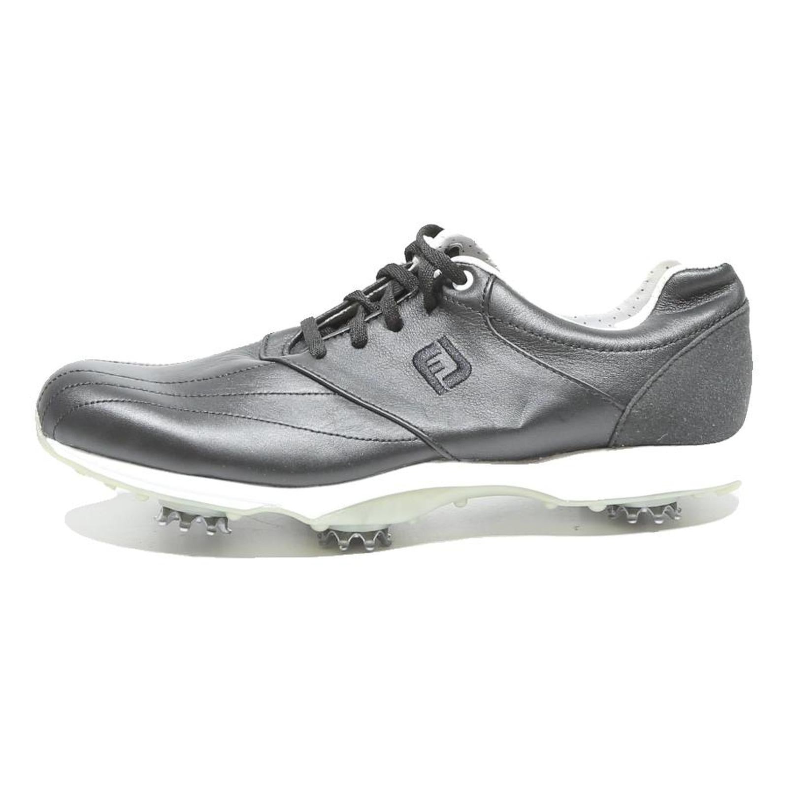 EM BODY Womens Black Leather Lace-Up Footwear UK 6.5 Stylish Casual Comfort