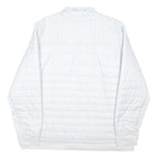 ADIDAS Womens White XL Polyester Blend Quilted Zip Jacket Sportswear Lightweight