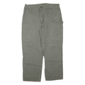 CARHARTT Mens Regular Fit Straight Cotton Blend Workwear Jeans W40 L30 Olive
