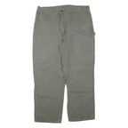 CARHARTT Mens Regular Fit Straight Cotton Blend Workwear Jeans W40 L30 Olive