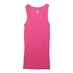 NIKE Womens Pink T-Shirt Vest S Sleeveless Crew Neck Sports Gym Casual