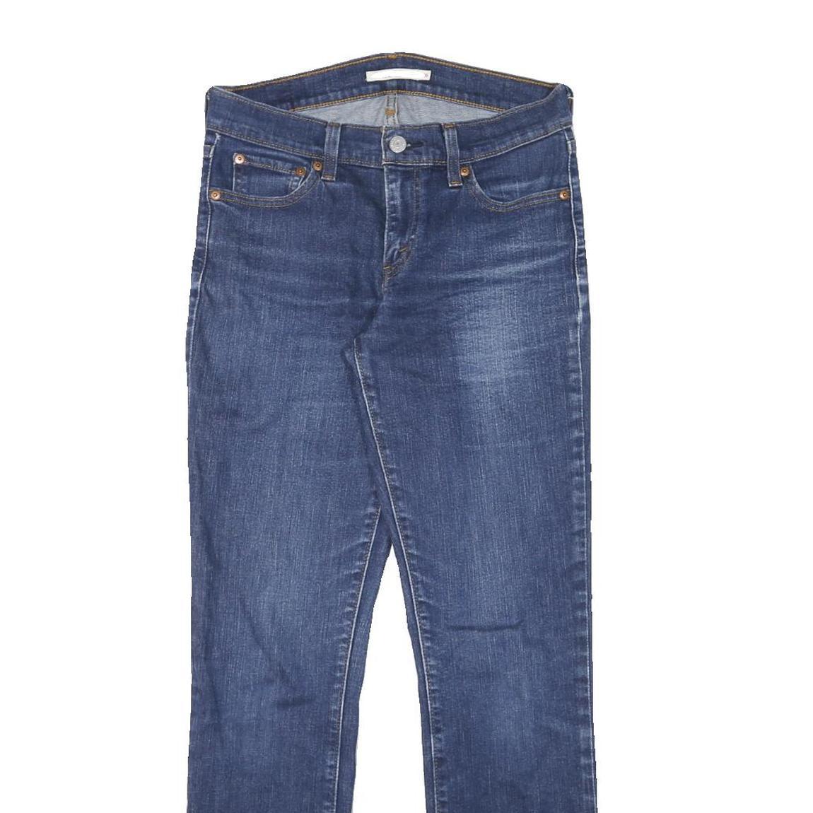 LEVI'S 414 Womens Jeans Blue Relaxed Straight Denim Medium W26 L30 Classic Fit