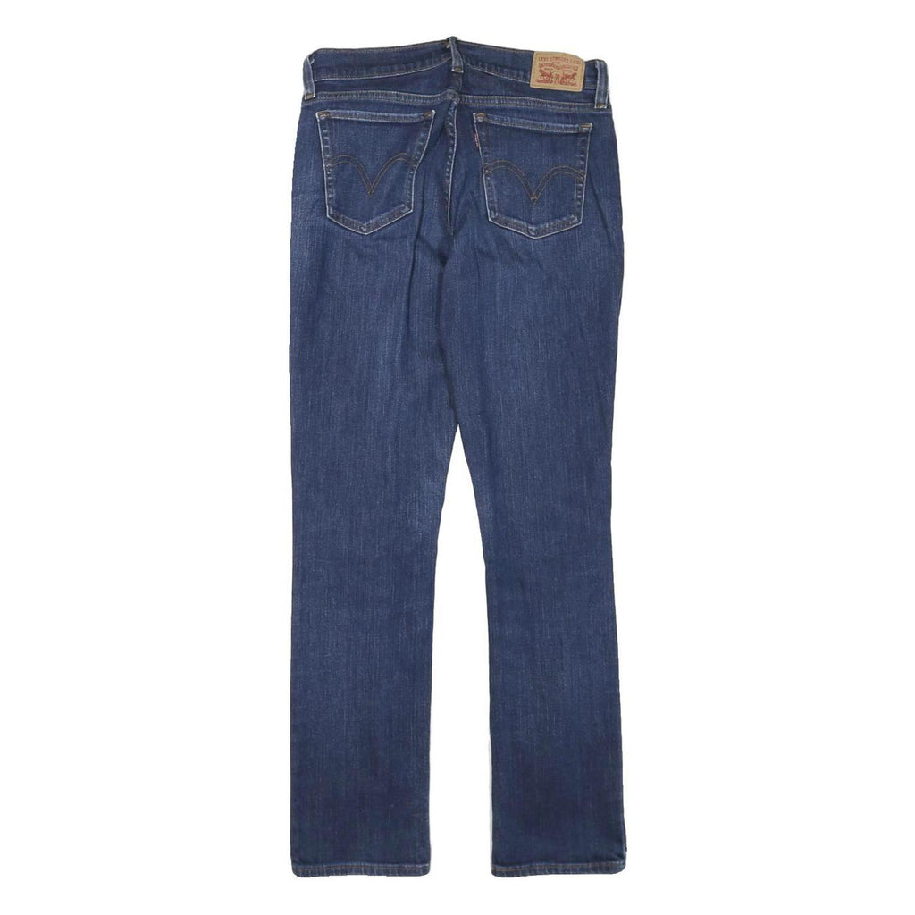 LEVI'S 414 Womens Jeans Blue Relaxed Straight Denim Medium W26 L30 Classic Fit