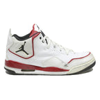 AIR JORDAN Flight Origin Mens Mid Top Trainers Leather White Red UK 12.5
