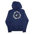 NIKE Womens Blue Hoodie S