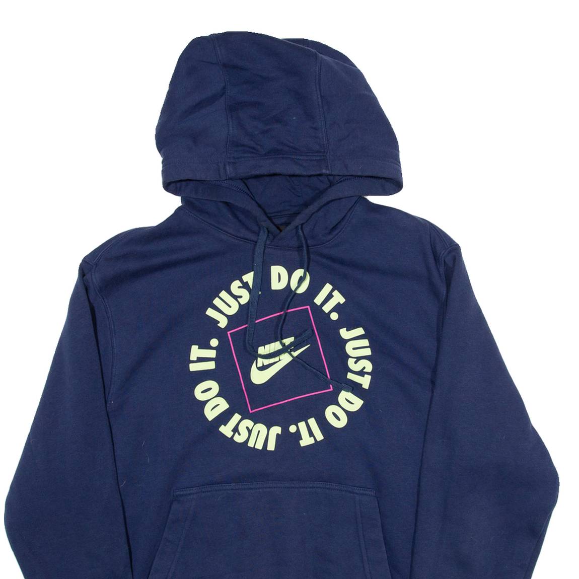 NIKE Womens Blue Hoodie S