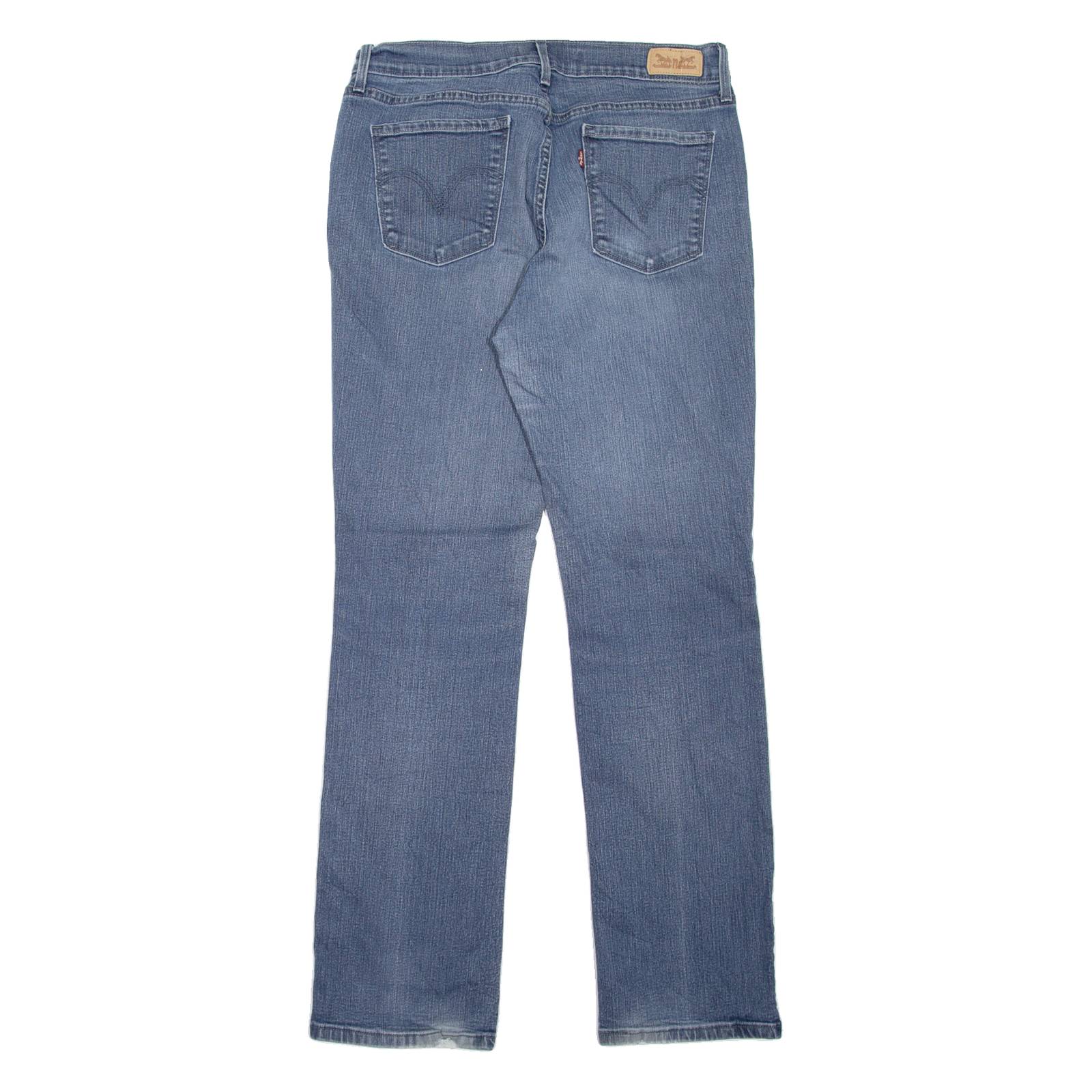 LEVI'S 505 Womens Jeans Blue Regular Straight Stone Wash W30 L32