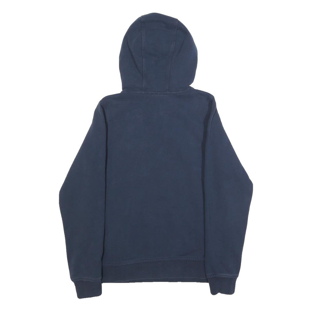 HELLY HANSEN Mens Navy Blue Hoodie XS Cotton Blend Pullover Hooded Sweatshirt