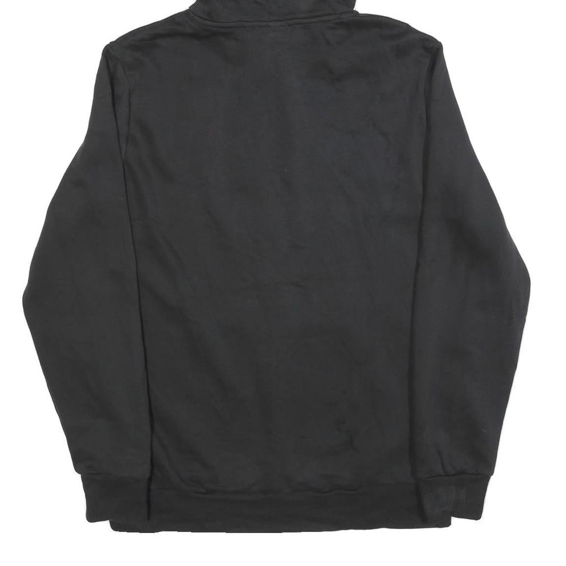 PUMA Mens Black Pullover Hoodie M Cotton Blend Casual Sportswear Sweatshirt