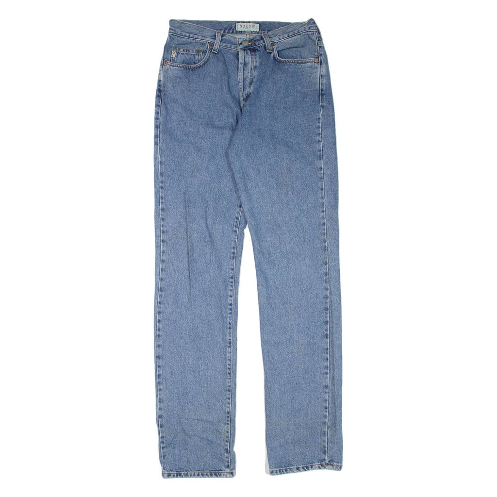GUESS Womens Jeans Blue Regular Boyfriend W28 L34