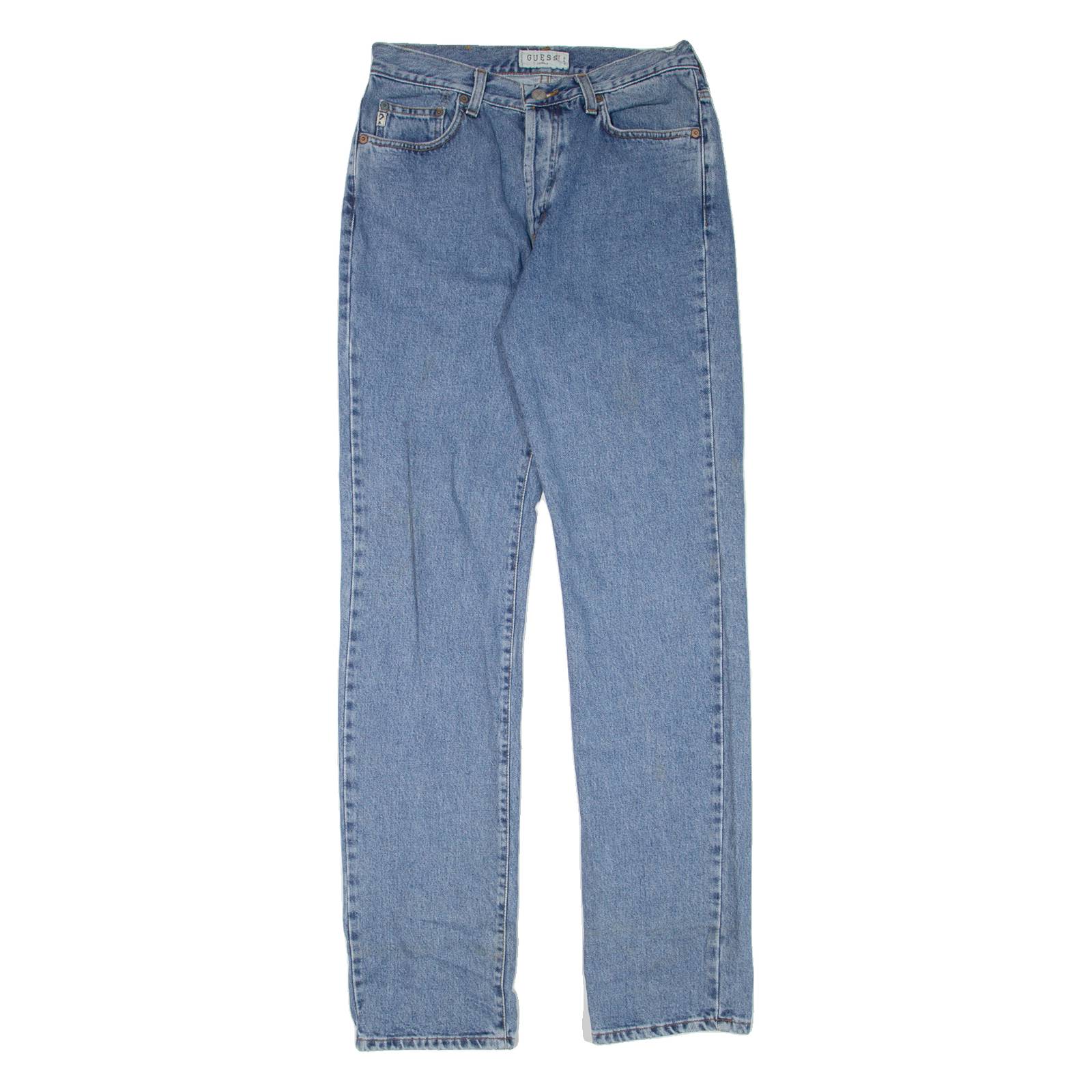 GUESS Womens Jeans Blue Regular Boyfriend W28 L34