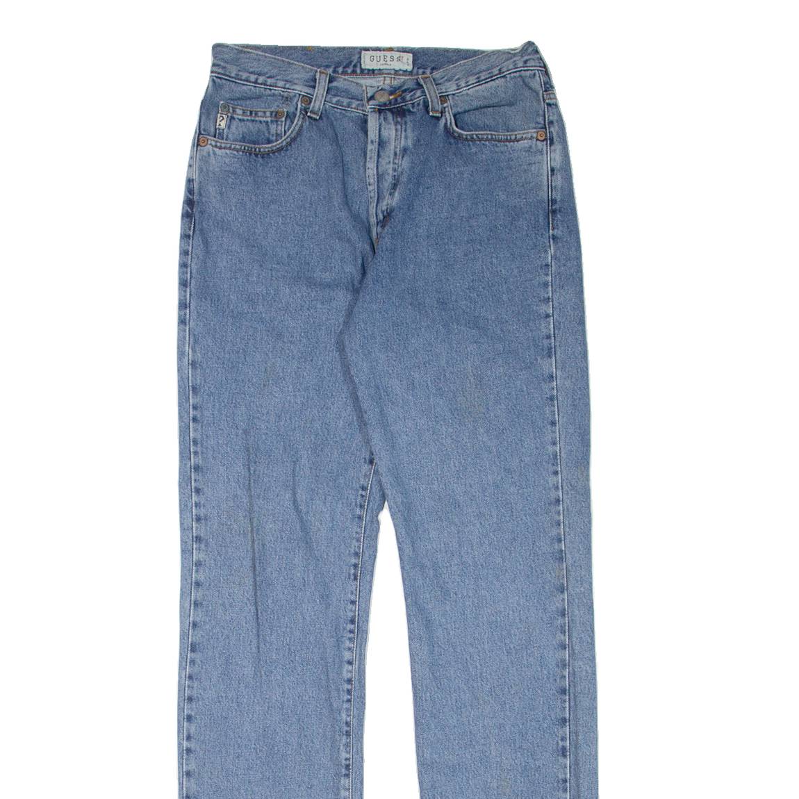 GUESS Womens Jeans Blue Regular Boyfriend W28 L34