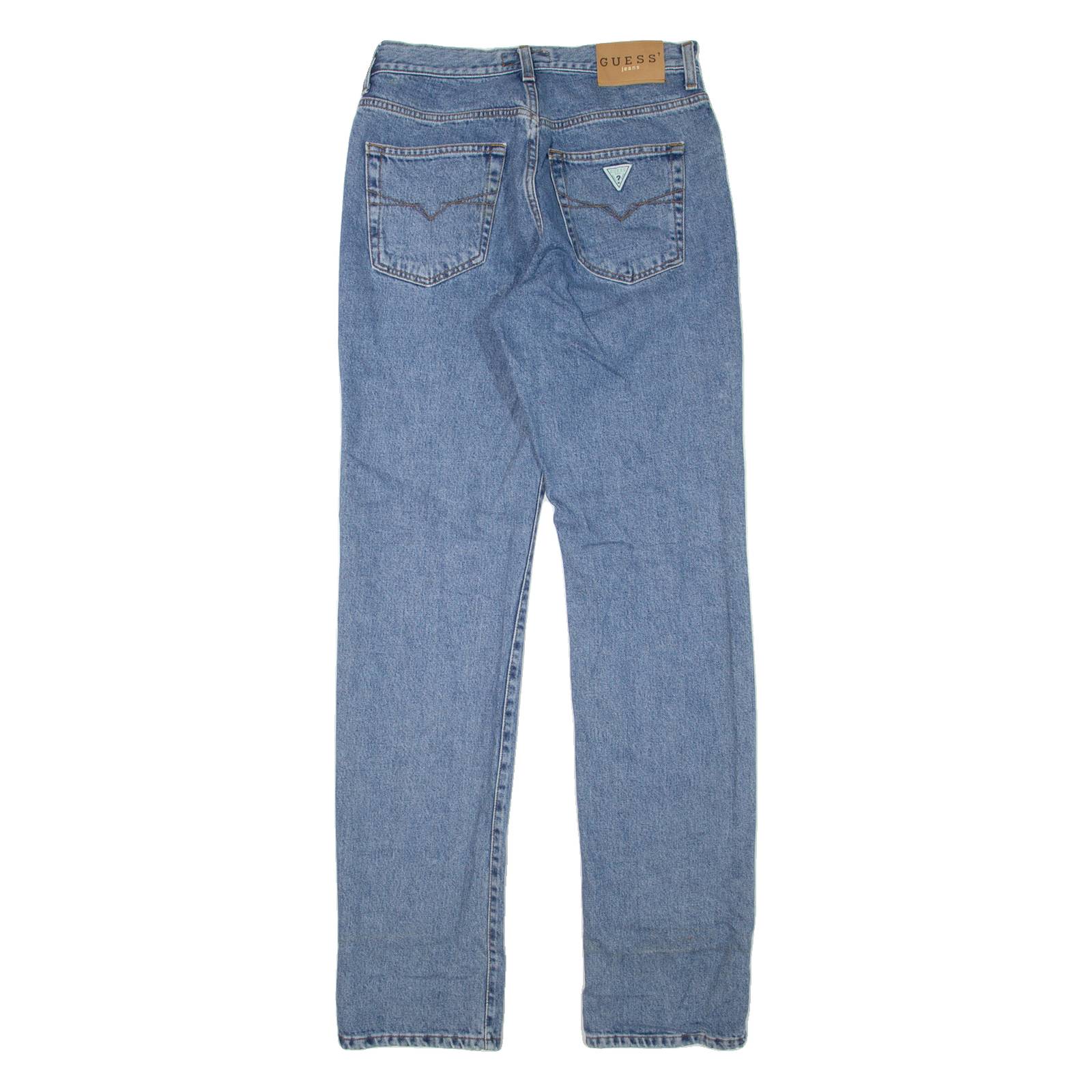 GUESS Womens Jeans Blue Regular Boyfriend W28 L34
