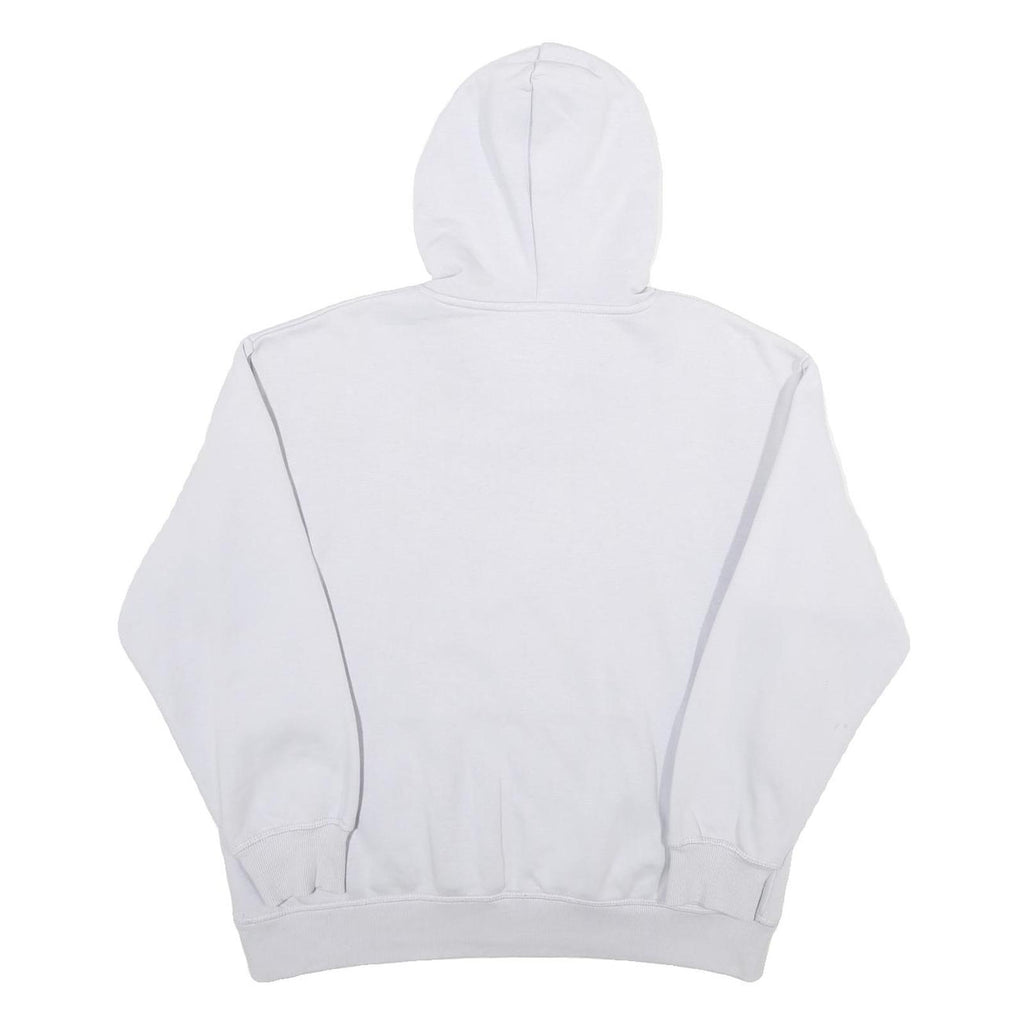 UMBRO Mens White Hoodie M Cotton Blend Pullover Casual Streetwear