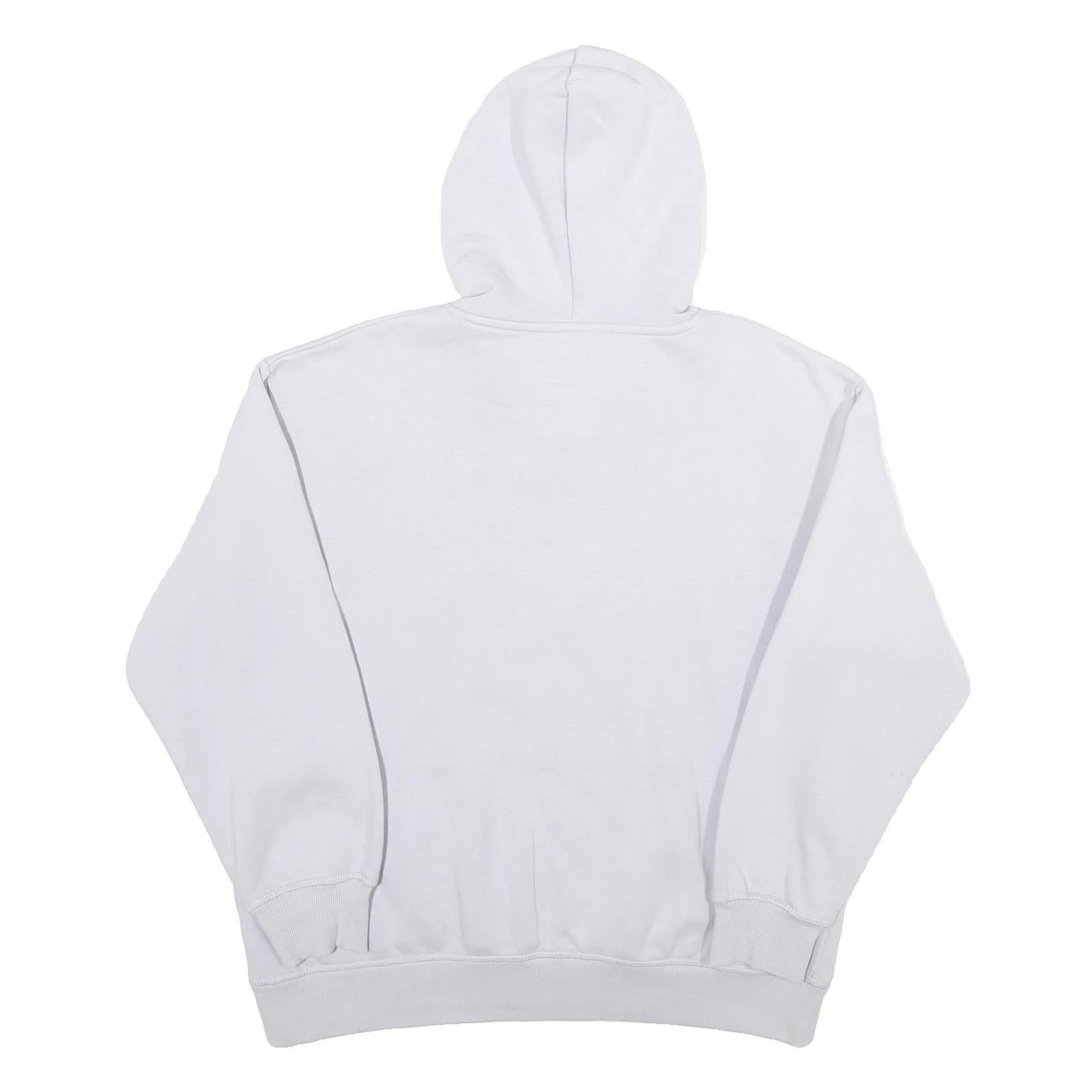 UMBRO Mens White Hoodie M Cotton Blend Pullover Casual Streetwear