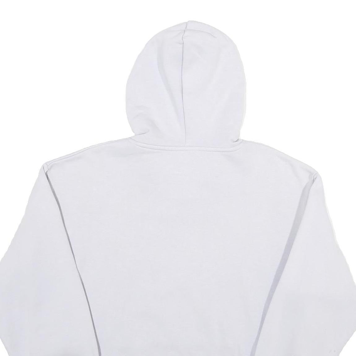UMBRO Mens White Hoodie M Cotton Blend Pullover Casual Streetwear