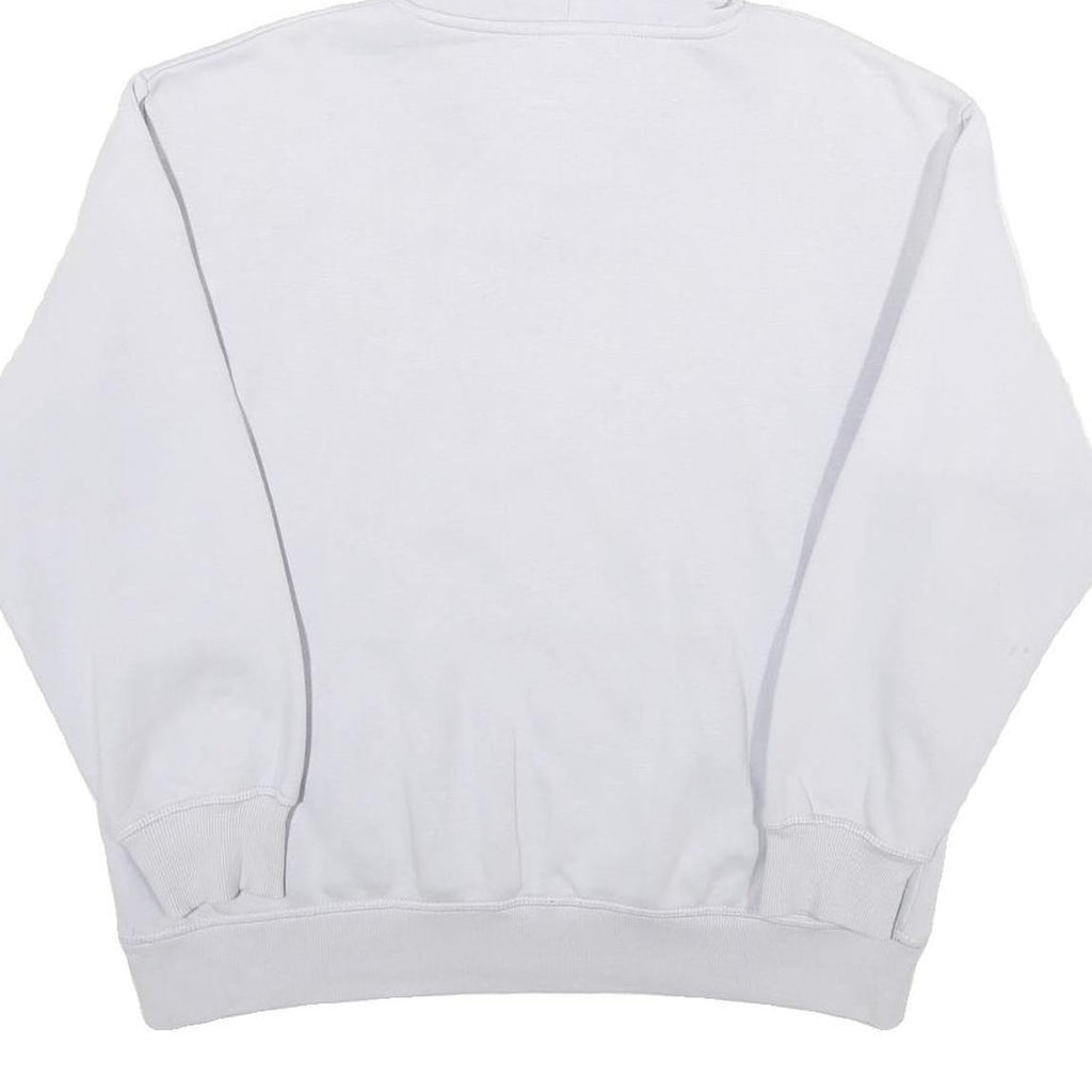 UMBRO Mens White Hoodie M Cotton Blend Pullover Casual Streetwear