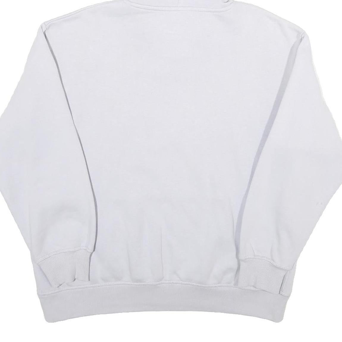 UMBRO Mens White Hoodie M Cotton Blend Pullover Casual Streetwear