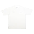 UMBRO Mens White England Football Short Sleeve Cotton Polo Shirt L Sportswear