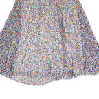 BOSS HUGO BOSS Womens Multi-Colour Flare Midi Polyester Pleated Skirt M Elegant