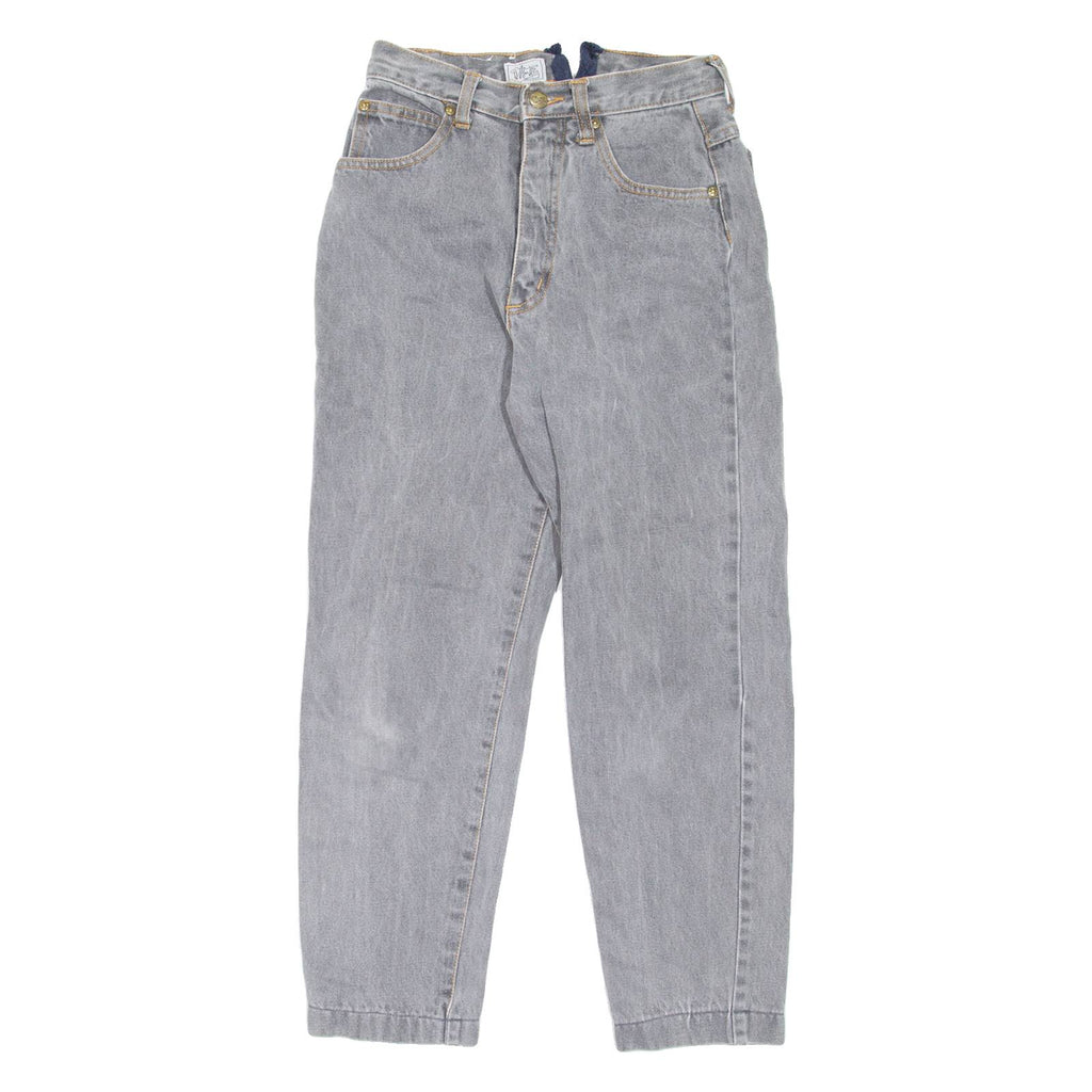 TIME Womens Jeans Grey Regular Mom 90s W24 L24