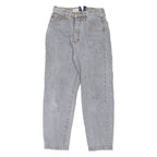 TIME Womens Jeans Grey Regular Mom 90s W24 L24