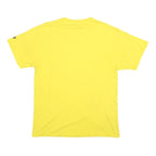 RUSSELL ATHLETIC Mens Yellow Oregon Ducks Graphic T-Shirt M Short Sleeve Crew