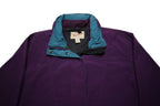 WOOLRICH Womens Purple & Teal Outdoor Jacket S Nylon Zip Classic Fit