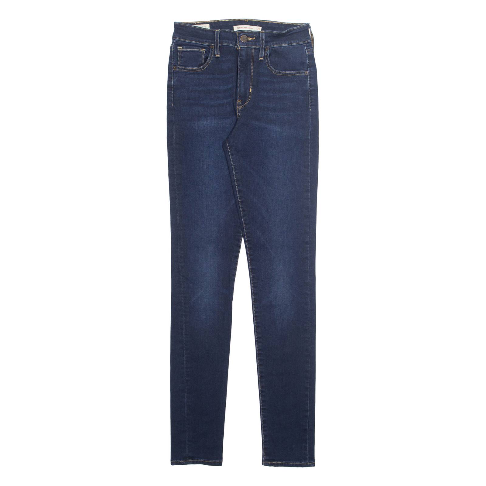 LEVI'S Womens Jeans Blue Regular Skinny Stone Wash W26 L32