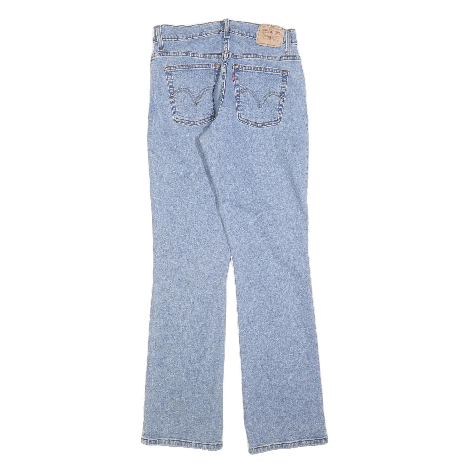 LEVI'S 550 Straight Womens Jeans Light Blue Relaxed Straight Denim W28 L32