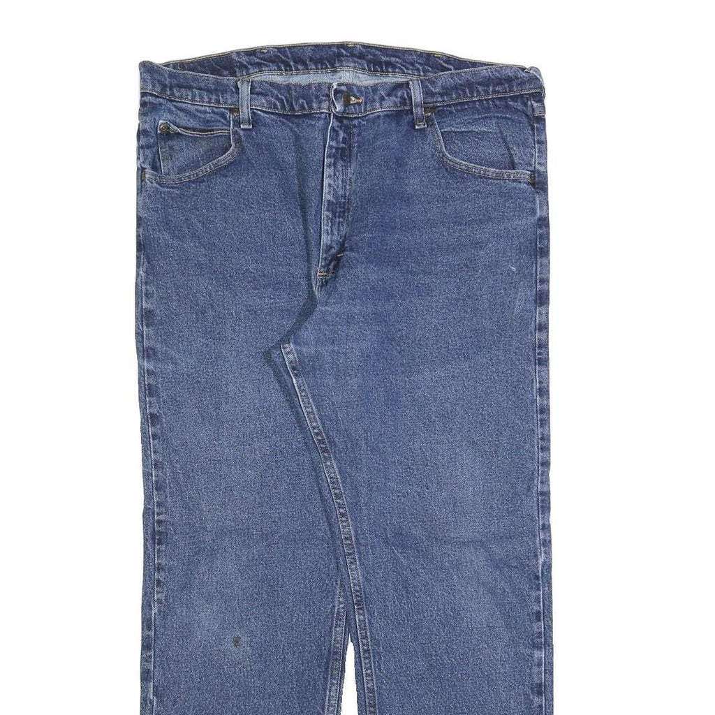 WRANGLER Mens Jeans Blue Regular Straight Denim Medium W38 L30 Classic Fit Zip