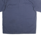 DICKIES Mens Blue Work Shirt Cotton Blend XL Button Front Pockets